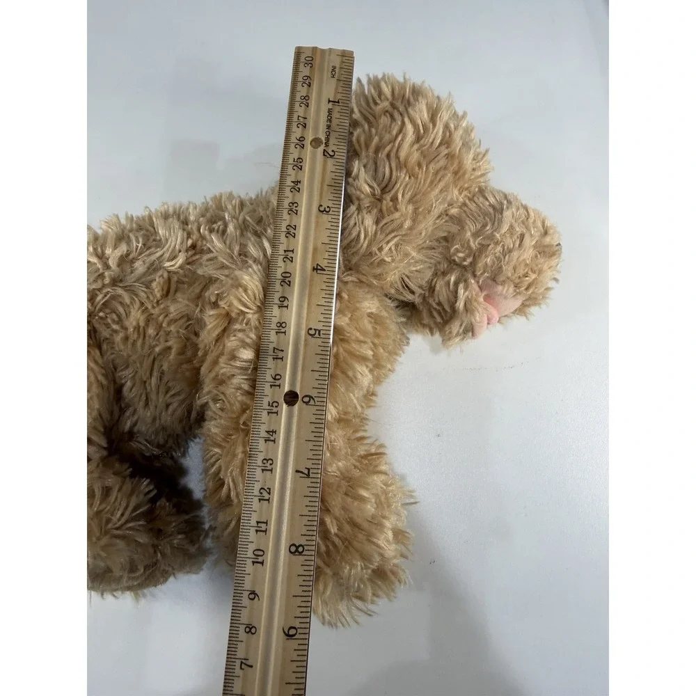 Ty Skeeter Dog Plush 2006 Tan Shaggy Puppy Toy Stuffed Animal 100% TySilk
